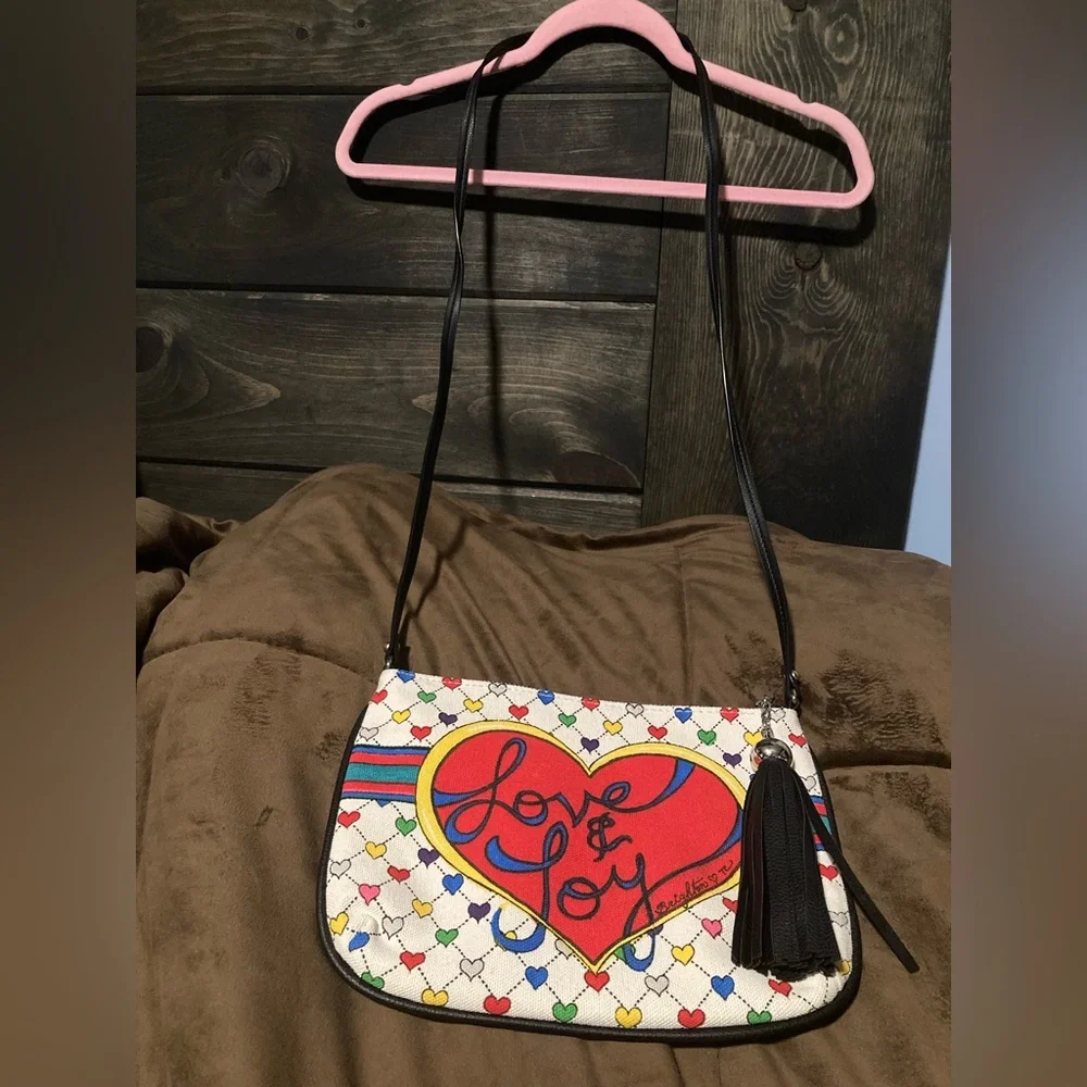 Brighton brand, Colorful Heart Crossbody Bag